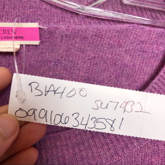 Jcrew Classic Fit 100% Cashmere Crewneck Sweater Size XL - Picture 4 of 8